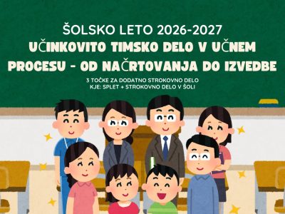 Parent Teacher Conference Classroom Presentation in Colorful Cartoon Style (1) UČINKOVITO TIMSKO DELO V UČNEM PROCESU – OD NAČRTOVANJA DO IZVEDBE