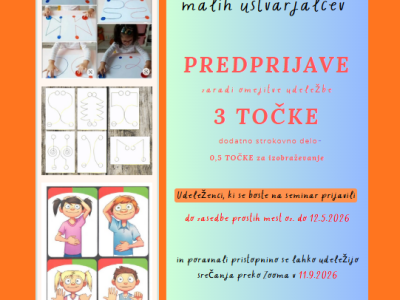 Možganska telovadba malih ustvarjalcev za krepitev varnega in spodbudnega učnega okolja