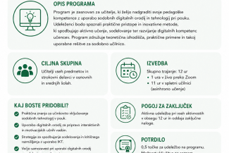 Inovativna uporaba sodobnih tehnologij pri pouku